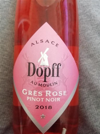 Alsace Alsace Grand Cru Dopff au Moulin Grès Rosé Pinot Noir 2018