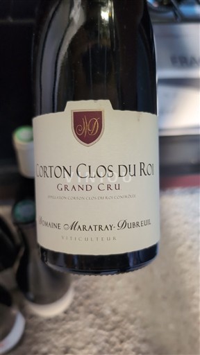 Borgoña No especificado Grand Cru Domaine Maratray-Dubreuil Corton Clos du Roi 2019