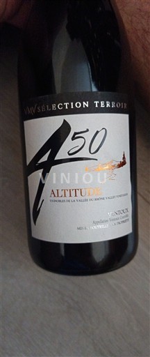 Rhônedalen Ventoux VMV Sélection Terroir 450 Altitude 2022