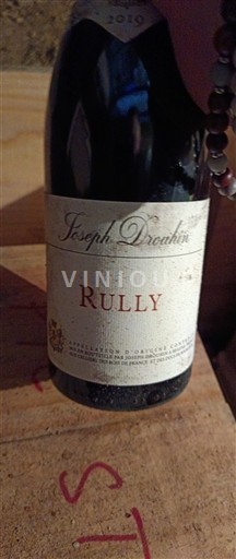 Vin Rouge sec Joseph Drouhin 2019 France Bourgogne Rully AOC
