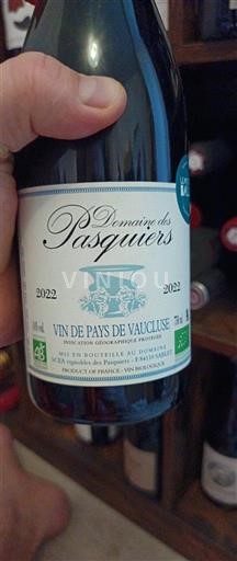 Provence, hạ lưu Rhône, Corse Vaucluse Domaine S Pasquiers 2022