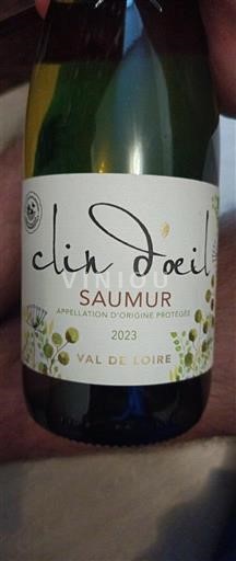 Valle della Loira Saumur Robert & Marcel Clin d'Oeil 2023