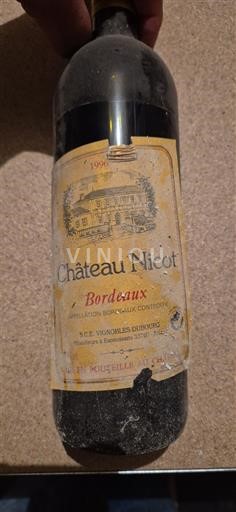 Bordeaux Château Nicot 1996