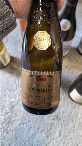 Vallée de la Loire Bonnezeaux Guille de l'Anjou 2017