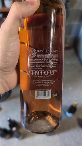 Aquitaine và Charentes Đại Tây Dương Rosé des Dunes Không niên vụ
