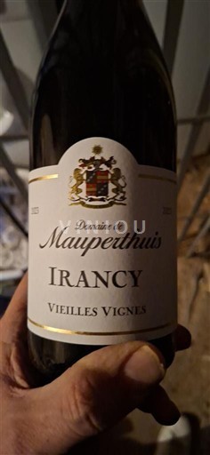 Borgoña Irancy Domaine Mauperthuis Vieilles Vignes Sin añada