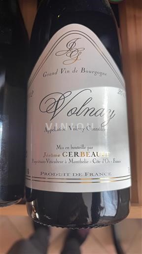 Burgundy Volnay Jérôme Gerbeaux 2020