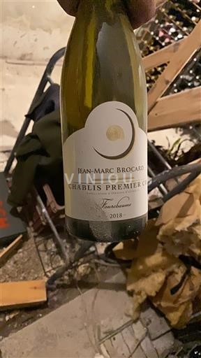 Vina Blanc sec Vaucoupin Jean-Marc Brocard 2018 Francija Burgundija Chablis AOC Premier Cru