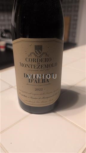 Piedmont Wines Dolcetto d'Alba Cordero di Montezemolo 2022