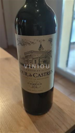 Bordéus Graves Château Cour de Castres 2018