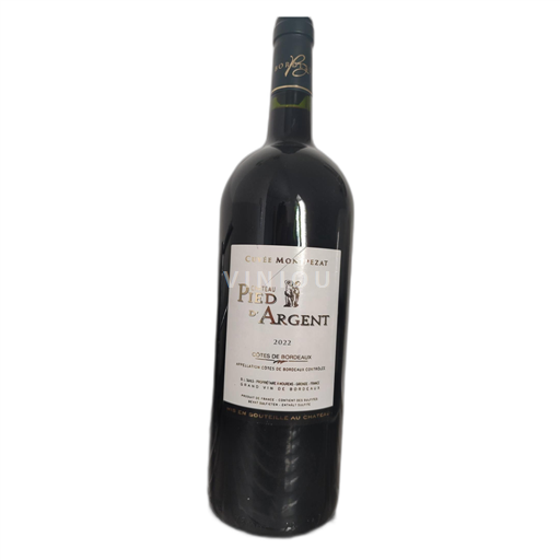 Burdeos Côtes-de-Bordeaux Château Pied d'Argent Montpezat 2022