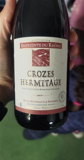 Rhônevallei Crozes-hermitage Empreinte du Rhône 2014