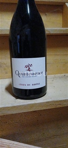 Rhônedalen Côtes du Rhône Les Grandes Serres Quintessence Icke årgångsbetecknad