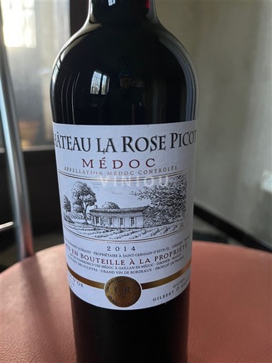 Bordeaux Médoc Château La Rose Picot 2014