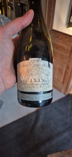 Vinos Rouge sec Les champs des charmes Domaine Vieux Collège 2016 Francia Borgoña Fixin AOC