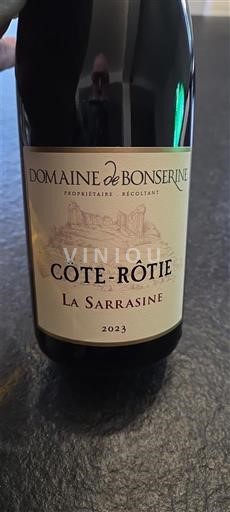 Rhône Valley Côte-Rôtie Domaine Bonserine La Sarrasine 2023