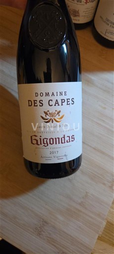 Thung lũng Rhône Gigondas Domaine S Capes 2017