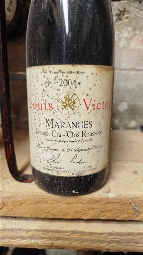 Borgoña Maranges Premier Cru Louis Victor Clos Roussots 2004