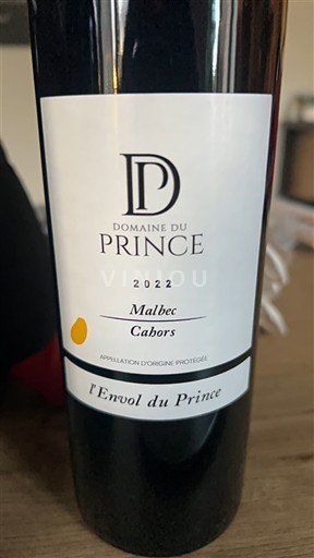 Tây Nam Cahors Domaine Prince L'Envol du Prince 2022