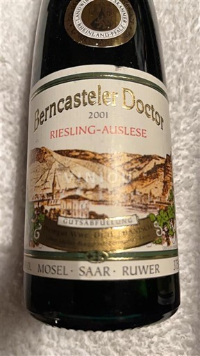 Mosel Berncasteler Doctor Riesling Auslese 2001