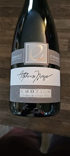 Elsass Crémant d'Alsace Alphonse Meyer Emotion Ohne Jahrgang