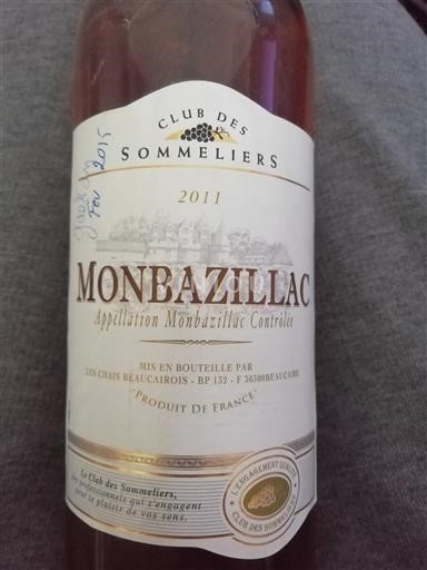 Tây Nam Monbazillac Club des Sommeliers 2011
