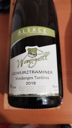 Alsace Gewurztraminer Vendanges Tardives Waegell 2018