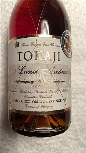 Tokaj No especificado Pauliczki Szolobirtok és Pincészet Tokaji Szamorodni Édes Aszúesszencia 2000