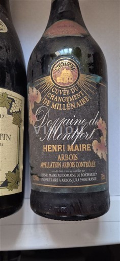 Jura Arbois Domaine Montfort Henri Maire du Changement de Millénaire 1997