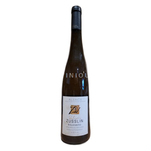 Vin Blanc sec Bollenberg Valentin Zusslin 2014 France Alsace Gewurztraminer AOC