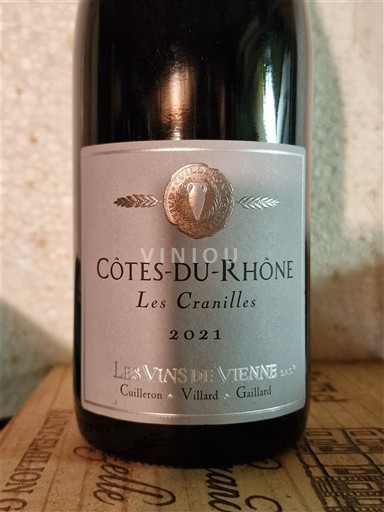 Valle del Ródano Côtes del Ródano Les Vins de Vienne Les Cranilles 2021