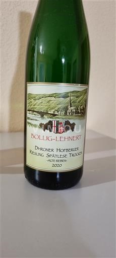 Mosel Bollig-Lehnert Dhroner Hofberger Riesling Spätlese Trocken 2020