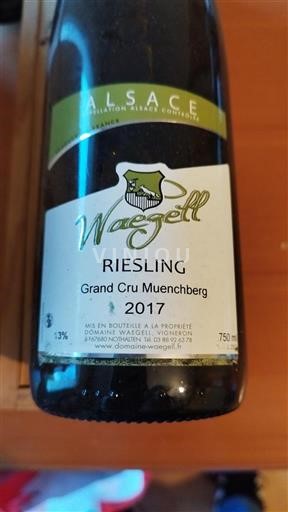 Alsace Riesling Grand Cru Waegell Grand Cru Muenchberg 2017
