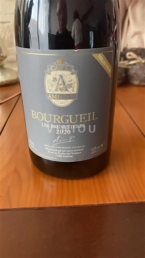 Dolina Loare Bourgueil Cave des Vins de Bourgueil Les Brunetières 2020