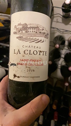 Burdeos Saint-Émilion Gran Cru Château La Clotte 2018