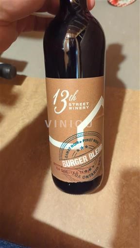 Ontario Penisola del Niagara 13th Street Winery Burger Blend 2024