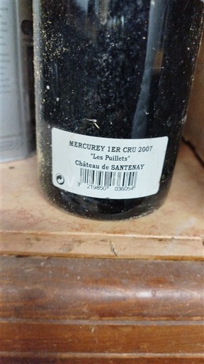 Borgonha Mercurey Premier Cru Château Santenay Les Puillets 2007