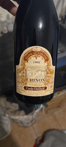 Thung lũng sông Loire Chinon Couly-Dutheil Clos de l'Olive 1998
