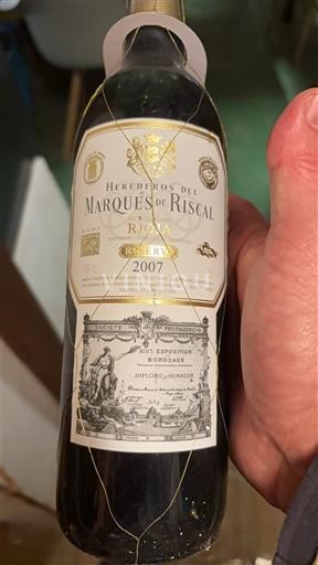 La Rioja Rioja Herederos del Marqués de Riscal Reserva 2007