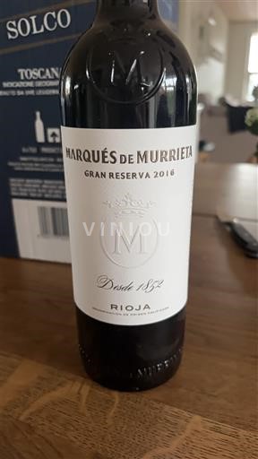 La Rioja Rioja Marqués de Murrieta Gran Reserva 2016