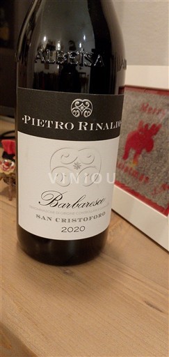 Piemont Barbaresco Pietro Rinaldi San Cristoforo 2020