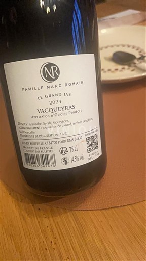 Valle del Rodano Vacqueyras Famille Marc Romain Le Grand Jas 2024