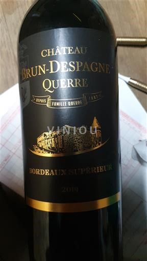 Bordeaux Bordeaux Supérieur Château Brun-Despagnes-Querré 2019