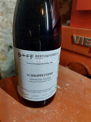 Friuli-Venecia Julia Venezia Giulia Berto & Fiorella Baccichietto Schioppettino 2023