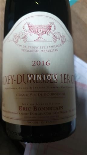 Borgoña No especificado Premier Cru Eric Bonnetain 2016