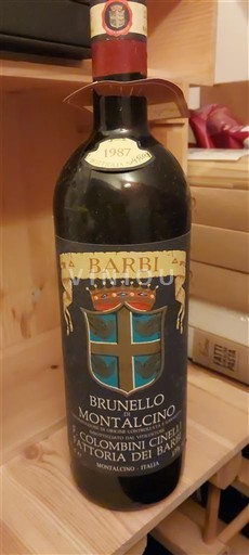 Tuscan Wines Brunello di Montalcino Fattoria dei Barbi 1987