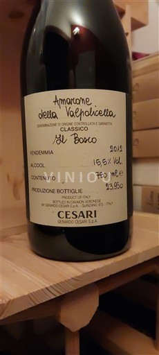 Vénétie Không được chỉ định CESARI Il Bosco 2012