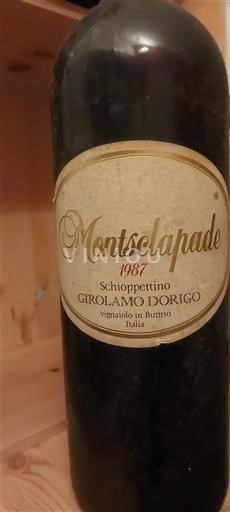 Friuli Venezia Giulia Collio Goriziano Montsclapade 1987