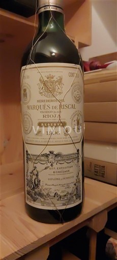 La Rioja Rioja Marqués de Riscal Reserva 1996
