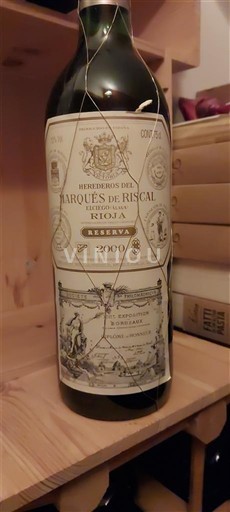 La Rioja Rioja Herederos del Marqués de Riscal Reserva 2009